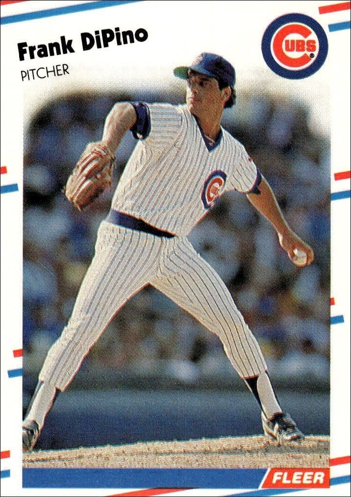 Frank DiPino 1988 Fleer #418 Baseball Trading Card - Front 1988 Fleer Frank DiPino #418 baseball trading card front