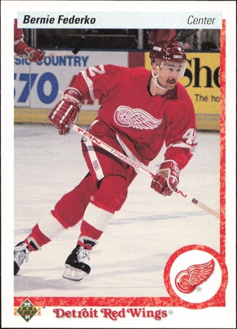 1990-91 Upper-Deck Bernie Federko #58 trading card