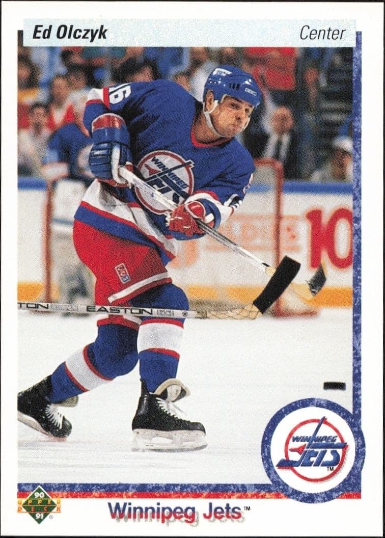 1990-91 Upper-Deck Ed Olczyk #431 trading card