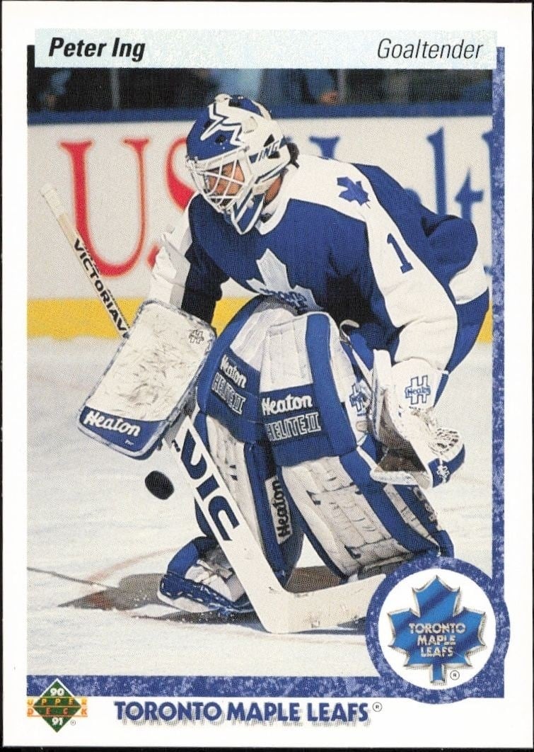 Peter Ing 1990-91 Upper Deck #432 Hockey Trading Card - Front 1990-91 Upper Deck Peter Ing #432 hockey trading card front