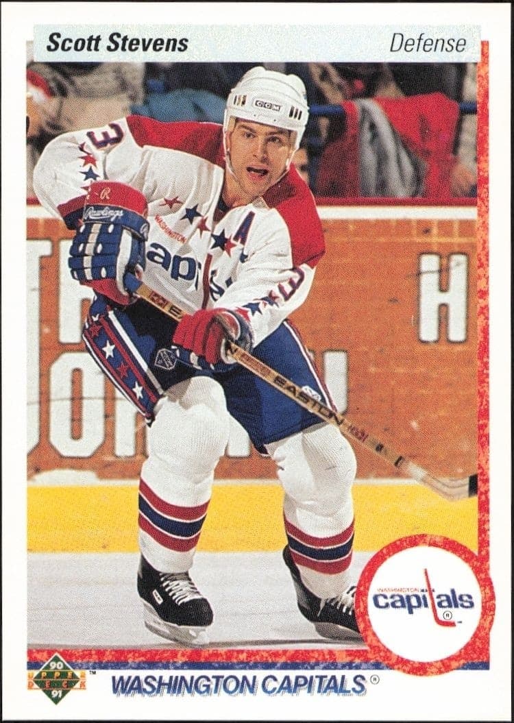 1990-91 Upper-Deck Scott Stevens #236 trading card