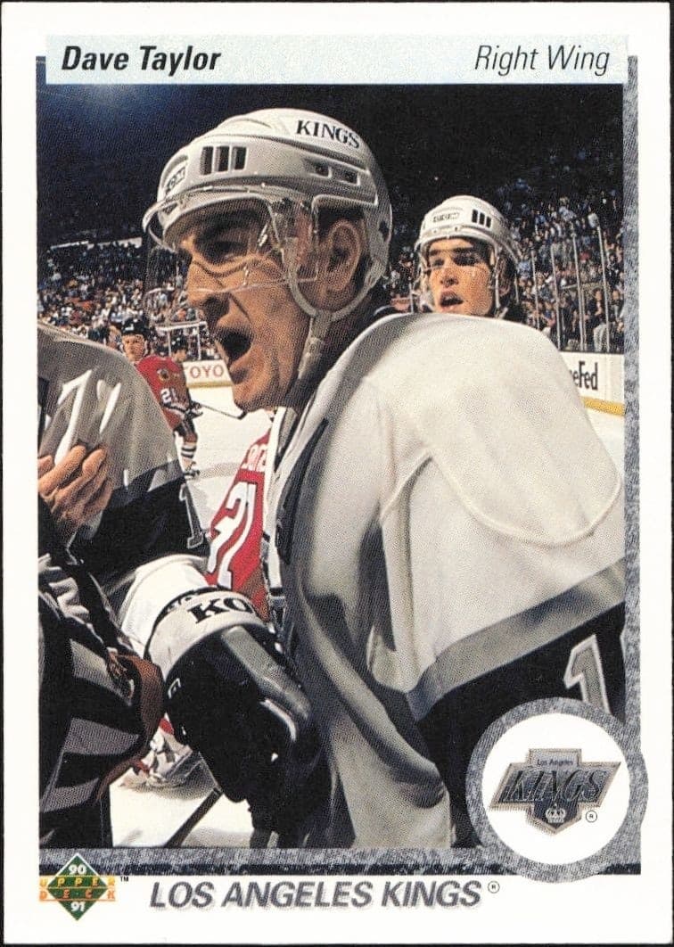 1990-91 Upper-Deck Dave Taylor #214 trading card