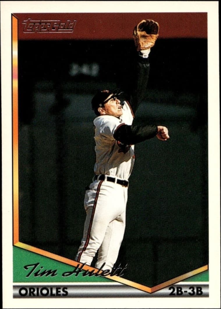 1994 Topps Gold Tim Hulett #32 trading card