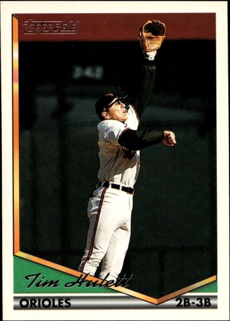 1994 Topps Gold Tim Hulett #32 trading card