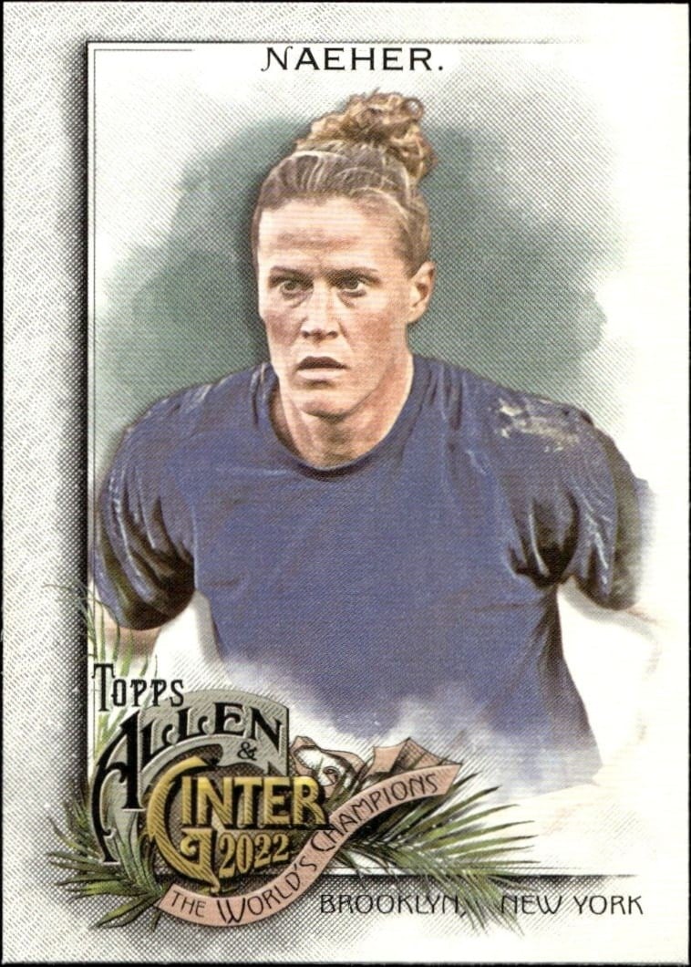 Alyssa Naeher 2022 Topps Allen & Ginter #267 Baseball Trading Card - Front 2022 Topps Allen & Ginter Alyssa Naeher #267 baseball trading card front