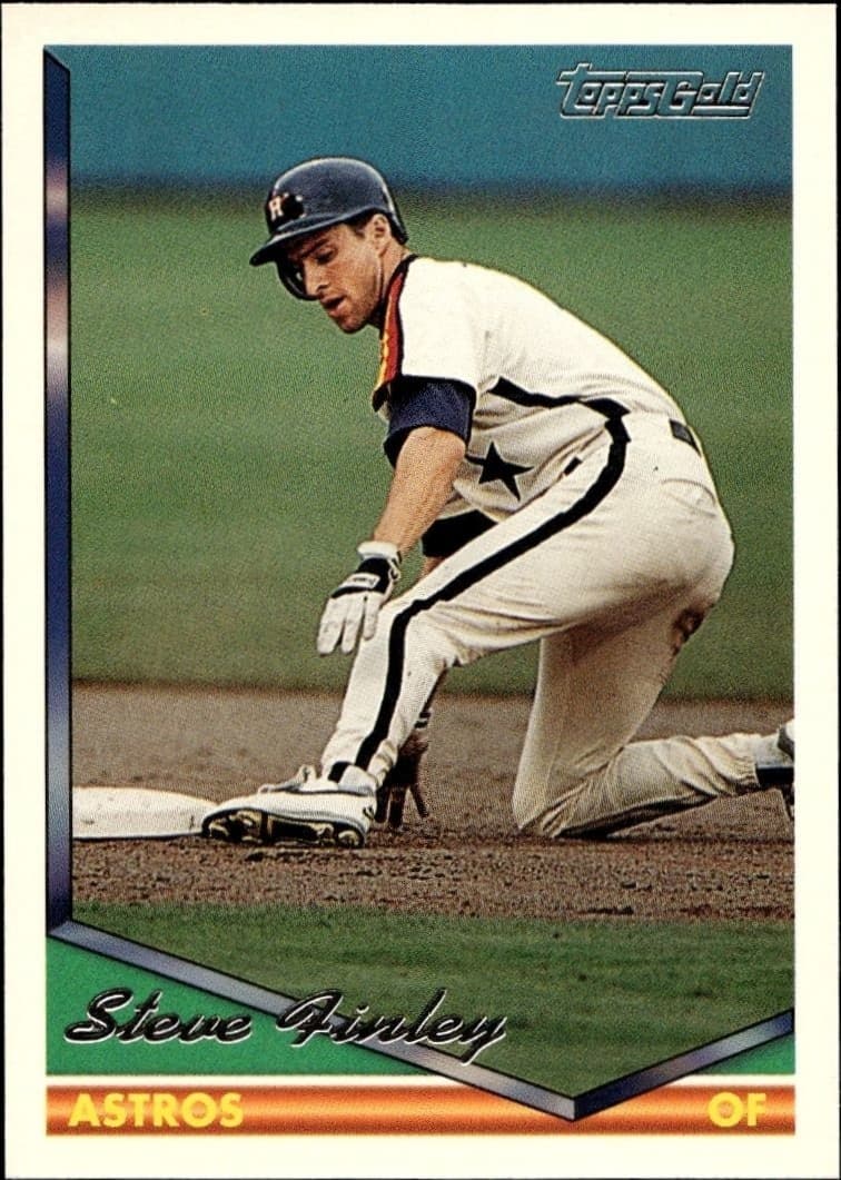 1994 Topps Steve Finley #580 trading card