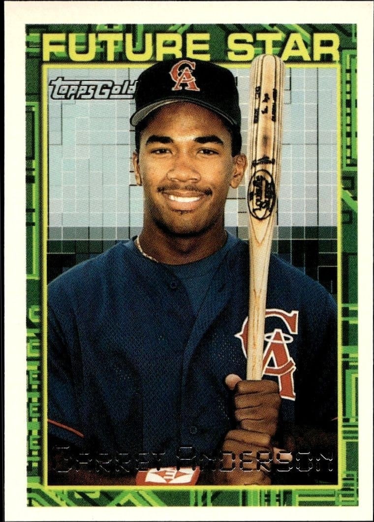 1994 Topps Gold Garret Anderson #84 trading card