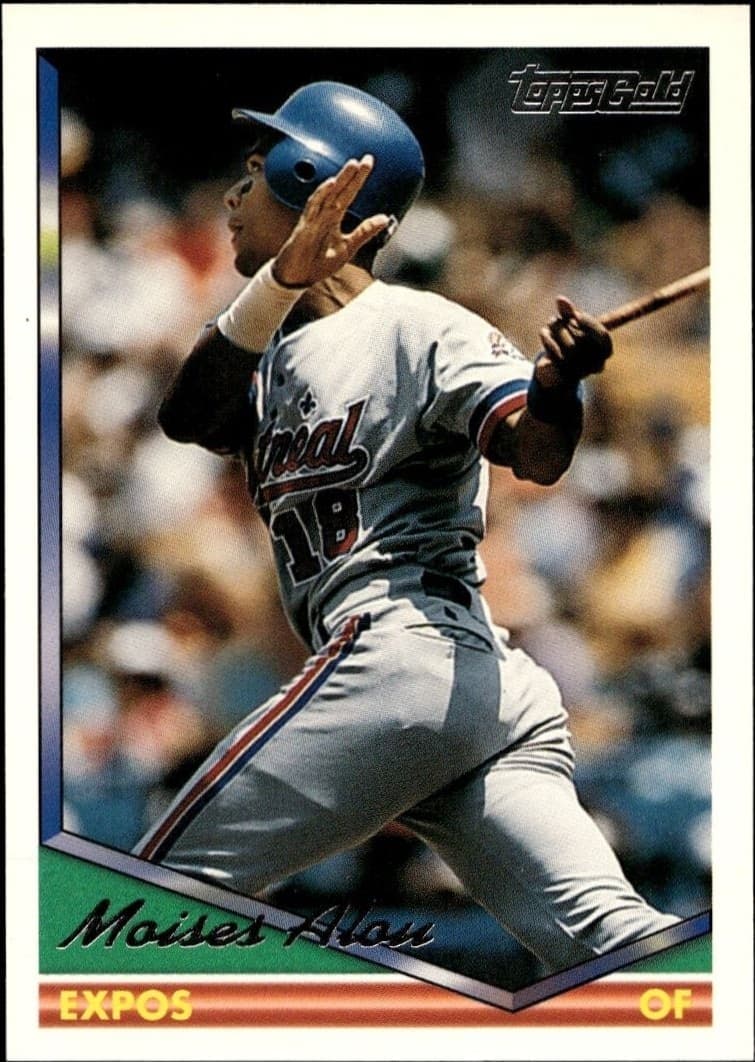 1994 Topps Gold Moises Alou #50 trading card