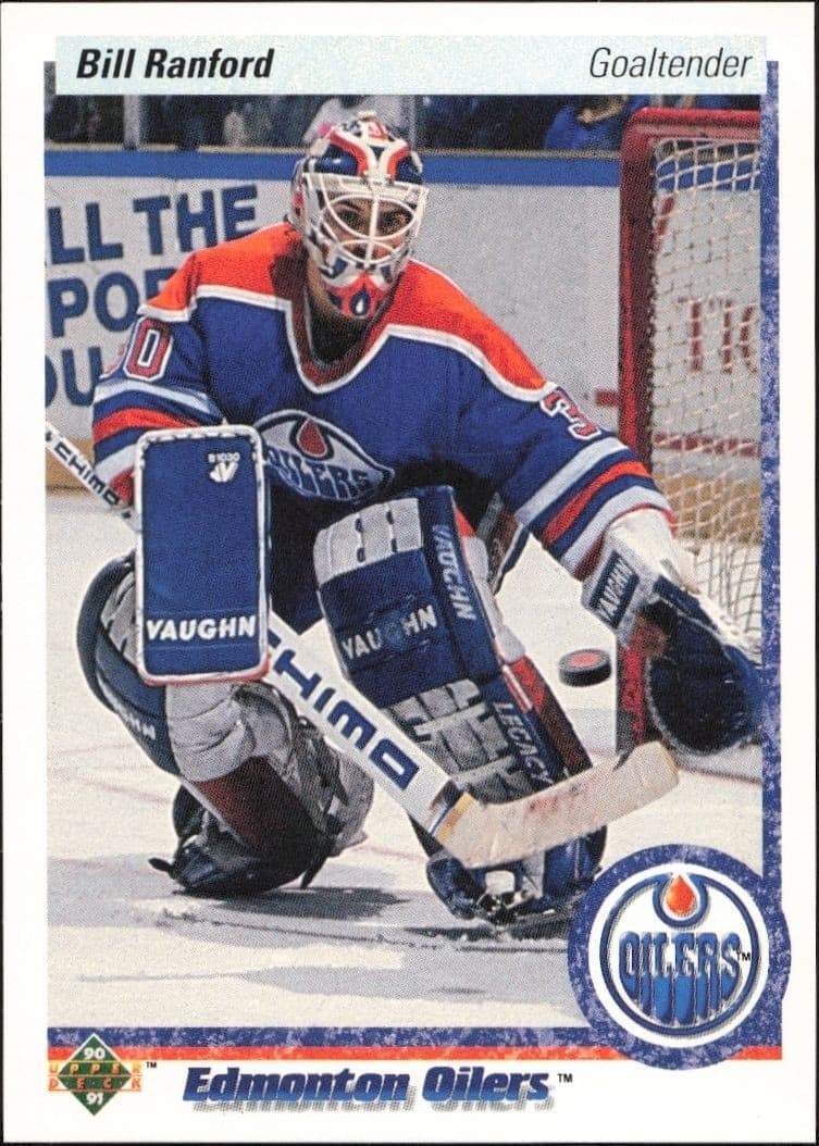 1990-91 Upper-Deck Bill Ranford #42 trading card