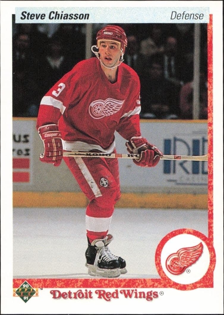 1990-91 Upper-Deck Steve Chiasson #96 trading card