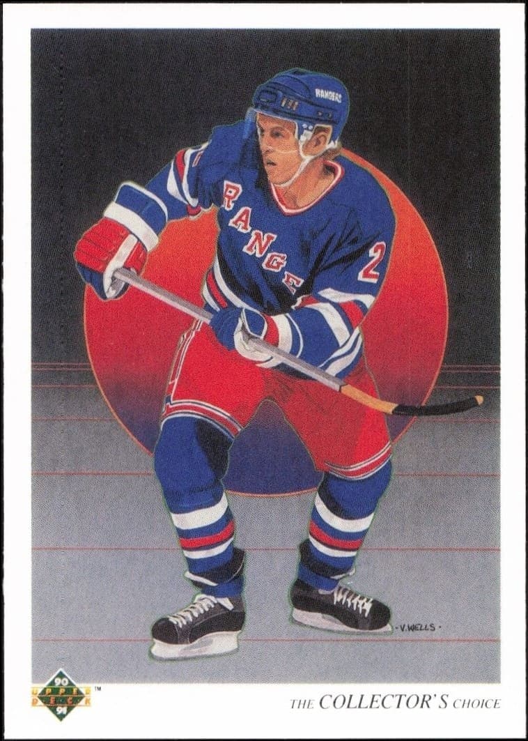 1990-91 Upper-Deck Brian Leetch #315 trading card