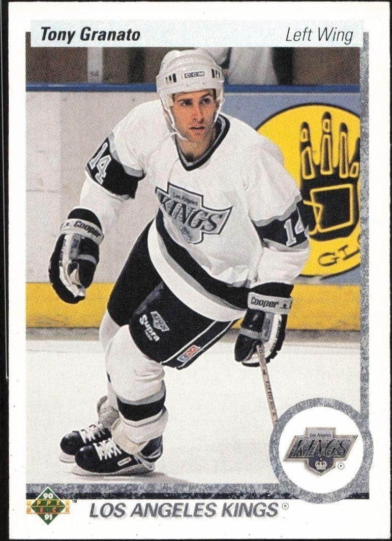 Tony Granato 1990-91 Upper Deck #272 Hockey Trading Card - Front 1990-91 Upper Deck Tony Granato #272 hockey trading card front