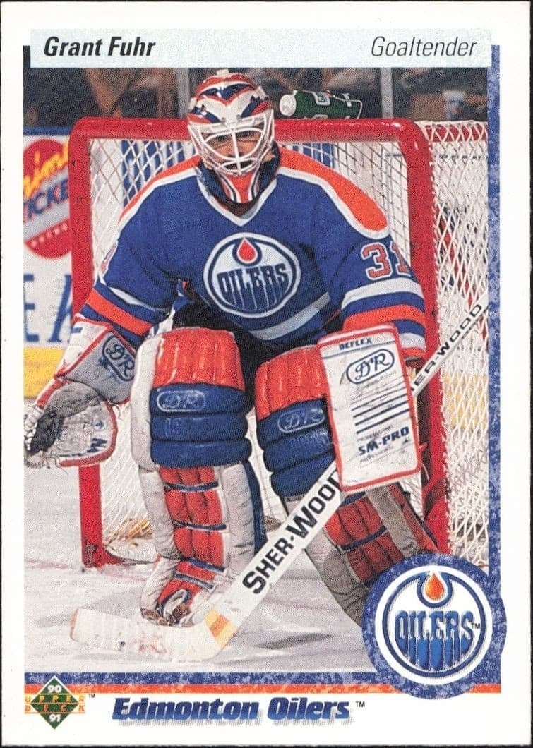 1990-91 Upper-Deck Grant Fuhr #264 trading card