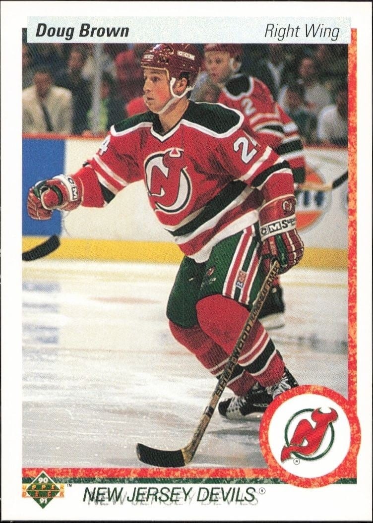 1990-91 Upper-Deck Doug Brown #159 trading card