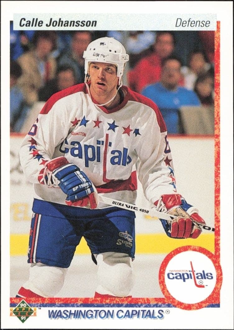 1990-91 Upper-Deck Calle Johansson #149 trading card