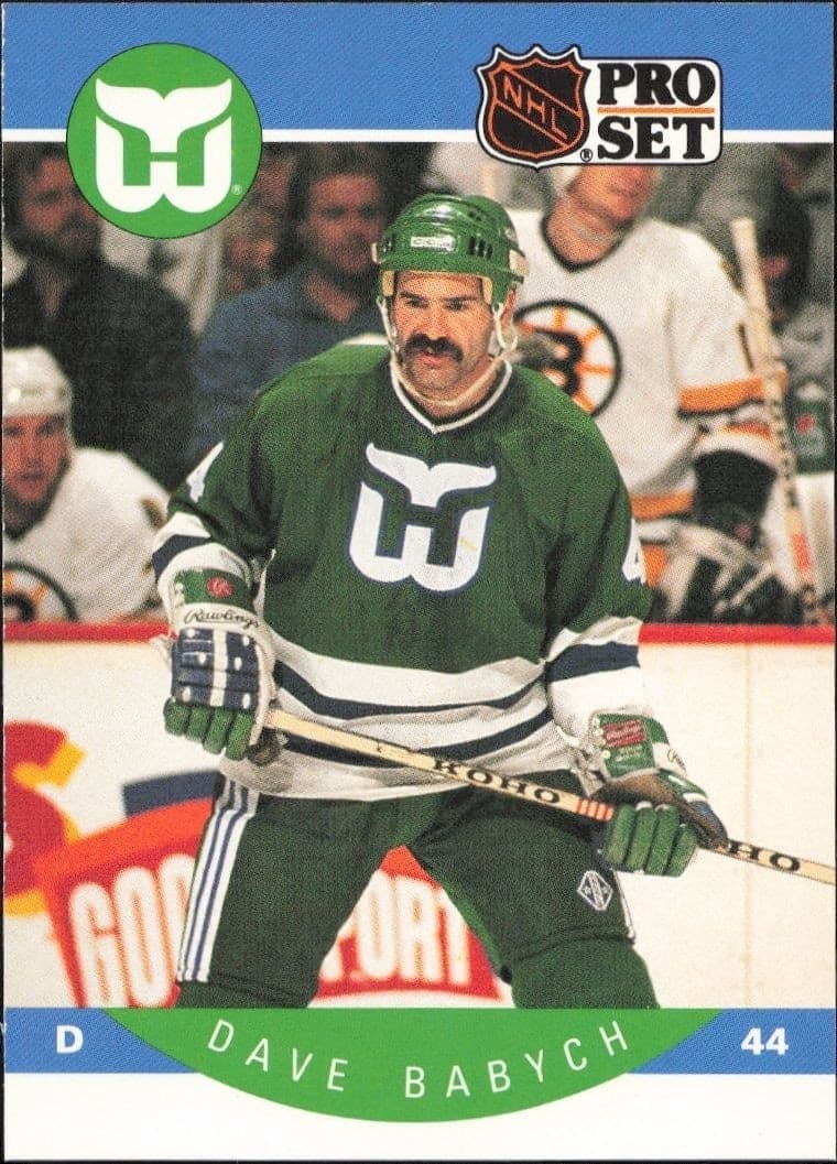 1990-91 Pro-Set Dave Babych #99 trading card