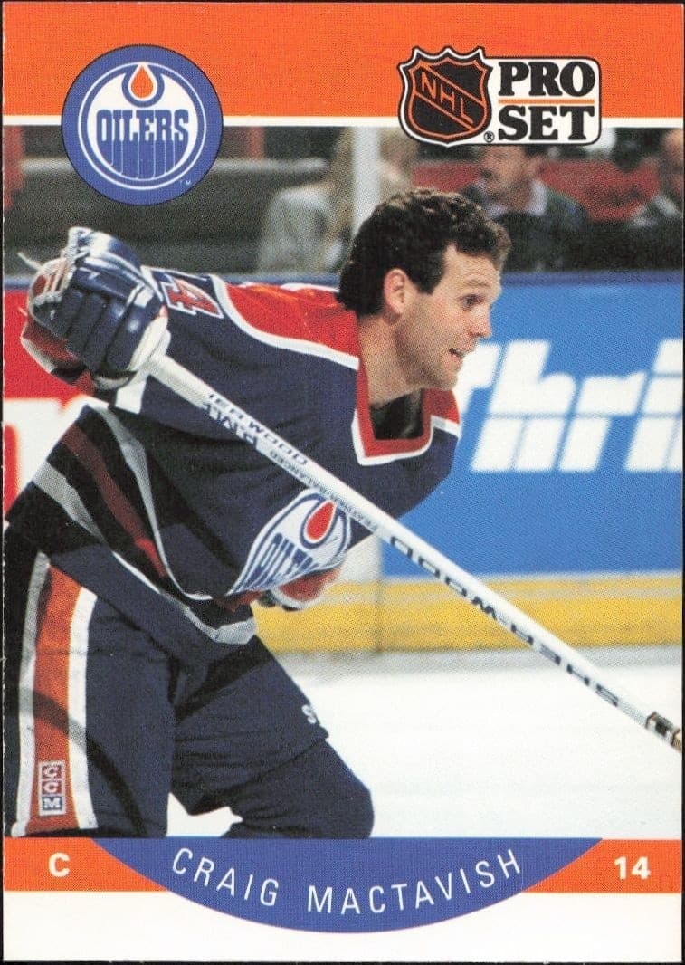 1990-91 Pro-Set Craig MacTavish #90 trading card