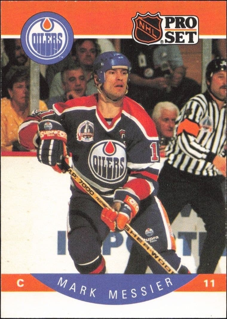 1990-91 Pro-Set Mark Messier #91 trading card