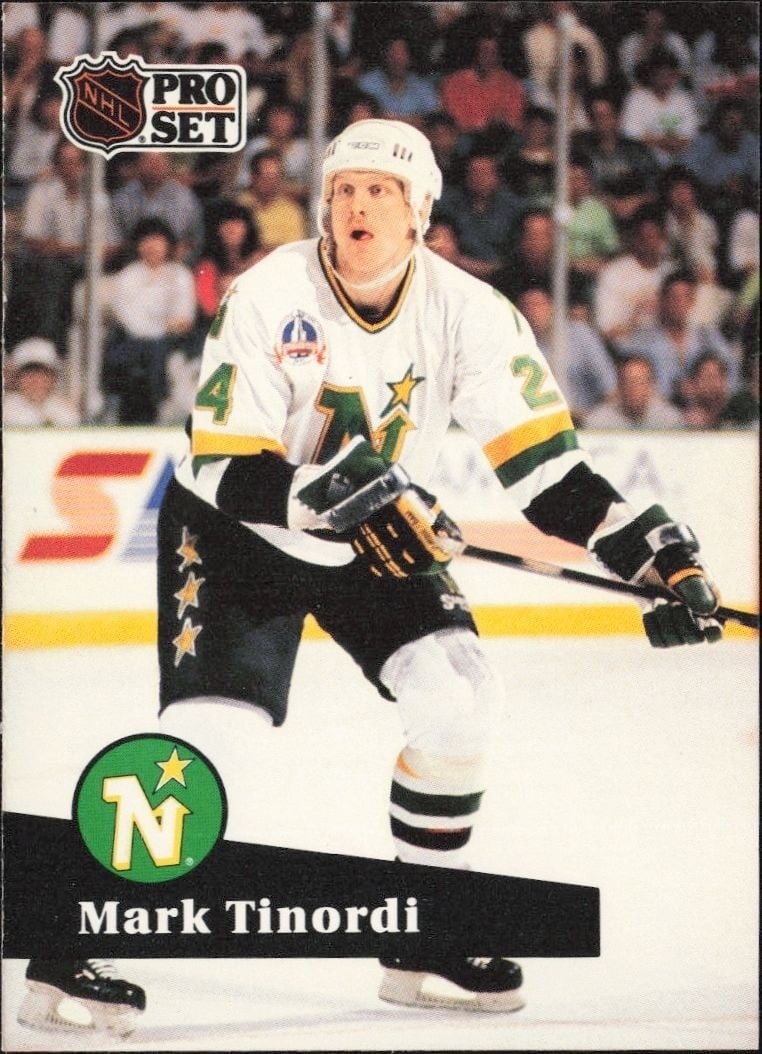 1991-92 Pro-Set Series 1 Mark Tinordi #107 trading card