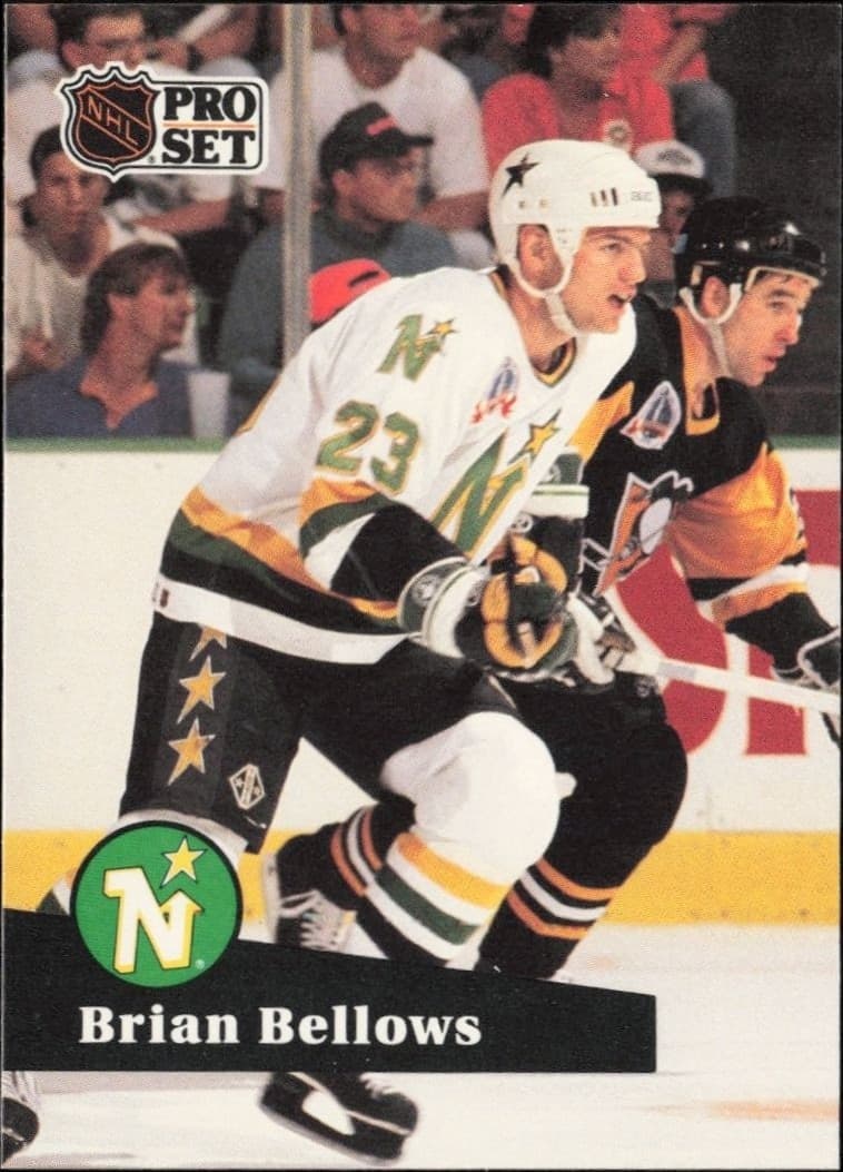 1991-92 Pro-Set Series 1 Brian Bellows #109 trading card