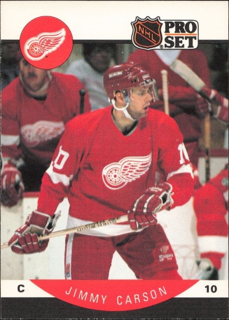 1990-91 Pro-Set Jimmy Carson #67 trading card