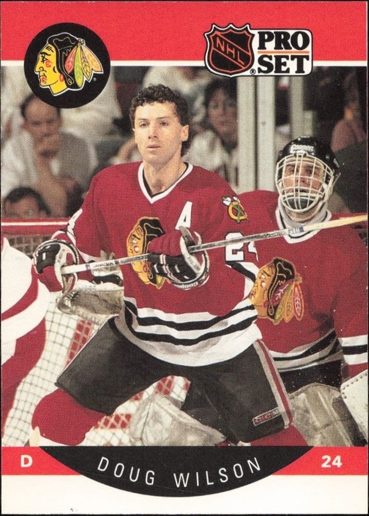1990-91 Pro-Set Doug Wilson #63 trading card