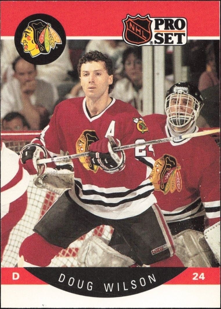 1990-91 Pro-Set Doug Wilson #63 trading card