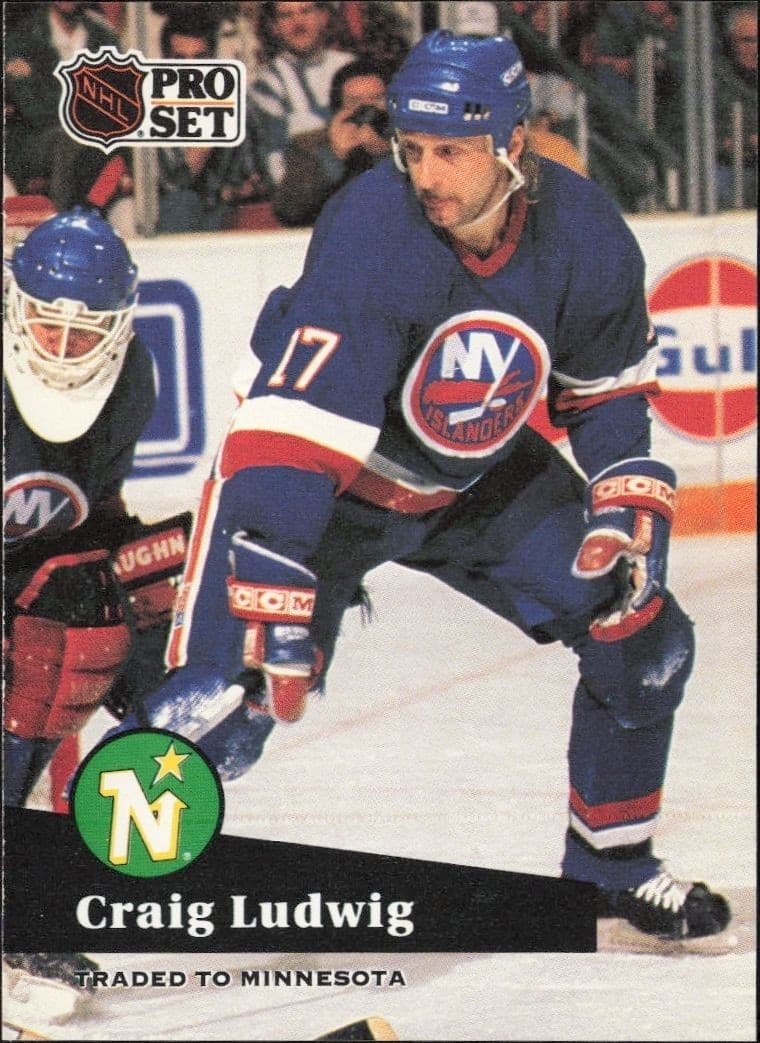 1991-92 Pro-Set Series 1 Craig Ludwig #155 trading card