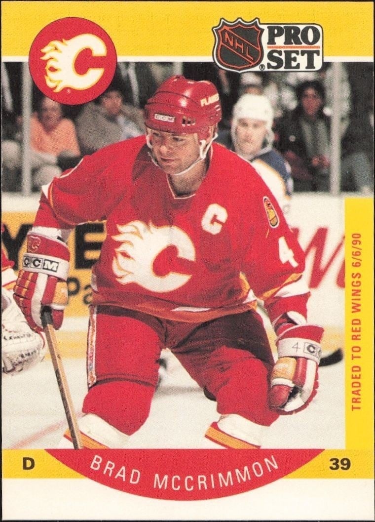 1990-91 Pro-Set Brad McCrimmon #39 trading card