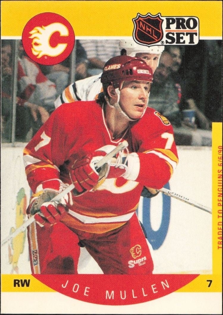 1990-91 Pro-Set Joe Mullen #40 trading card