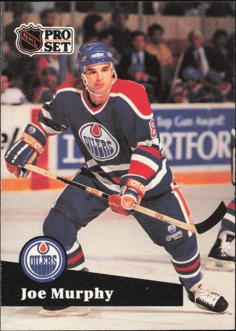 Joe Murphy 1991-92 Pro Set #68 Hockey Trading Card - Front 1991-92 Pro Set Joe Murphy #68 hockey trading card front