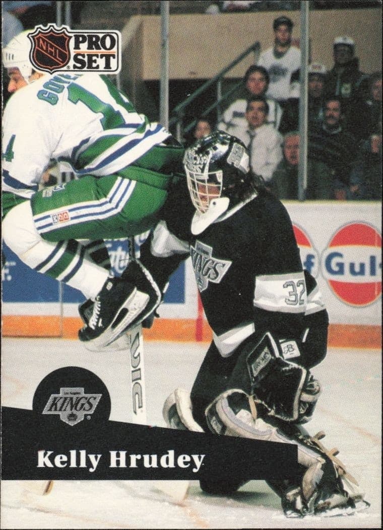 1991-92 Pro-Set Series 1 Kelly Hrudey #102 trading card