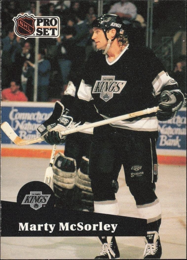 1991-92 Pro-Set Series 1 Marty McSorley #100 trading card