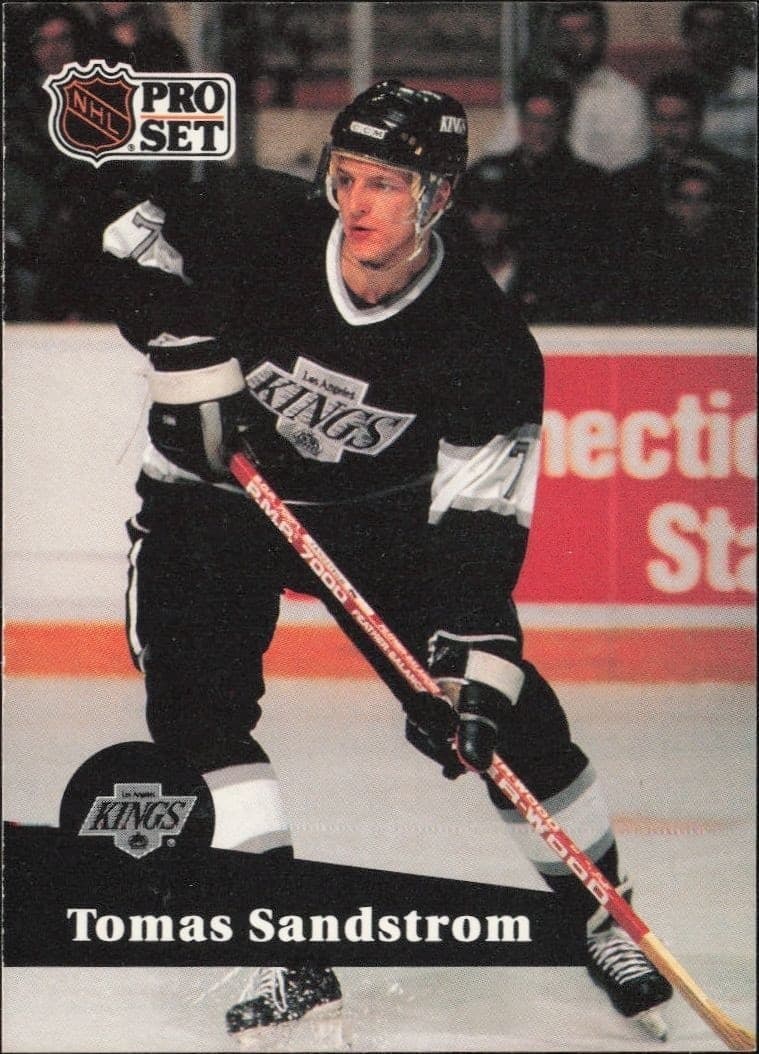 1991-92 Pro-Set Series 1 Tomas Sandstrom #97 trading card