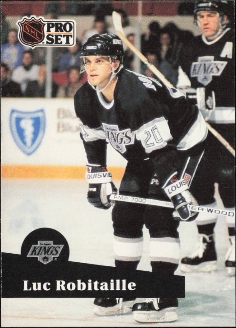 1991-92 Pro-Set Series 1 Luc Robitaille #95 trading card