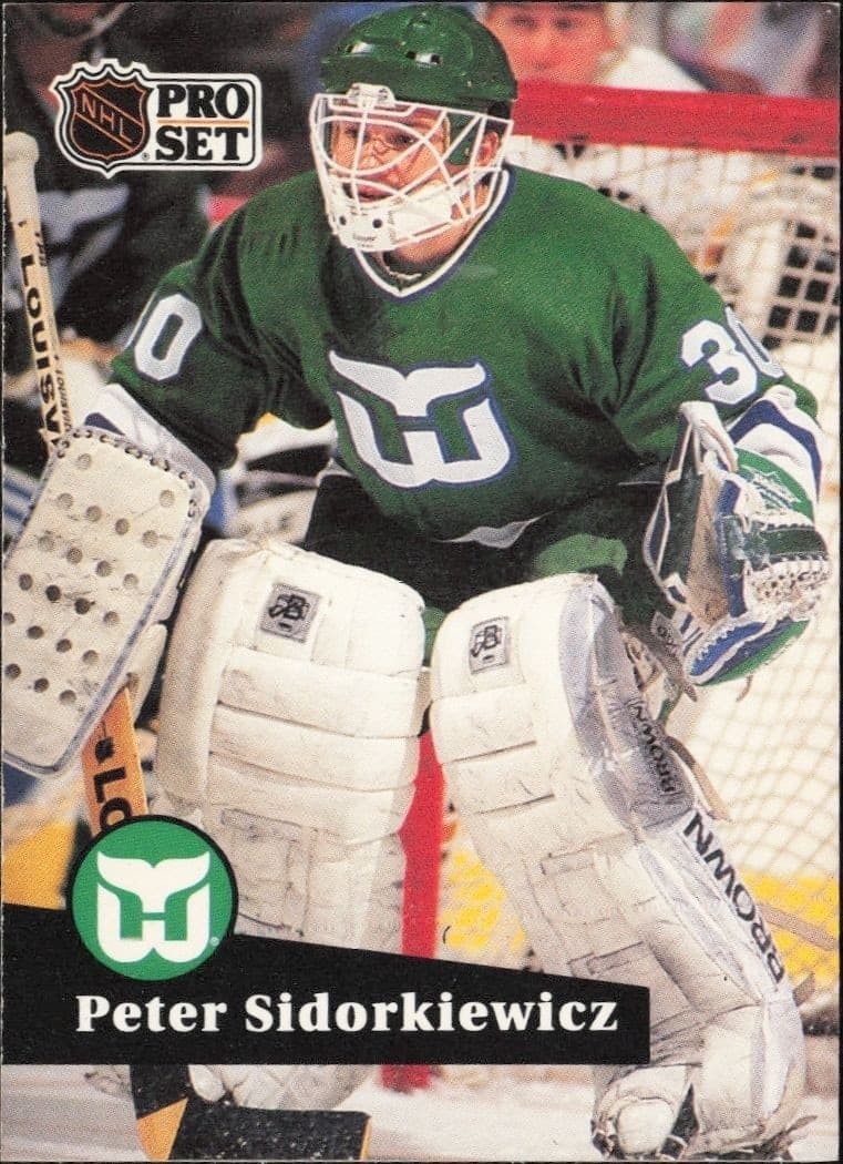 1991-92 Pro-Set Series 1 Peter Sidorkiewicz #90 trading card