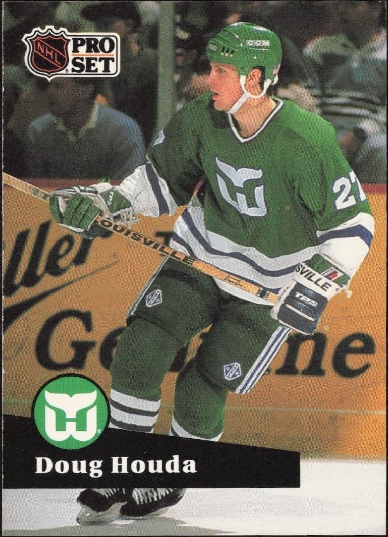 Doug Houda 1991-92 Pro Set #81 Hockey Trading Card - Front 1991-92 Pro Set Doug Houda #81 hockey trading card front
