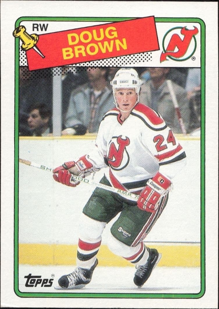 1988-89 Topps Doug Brown #115 trading card