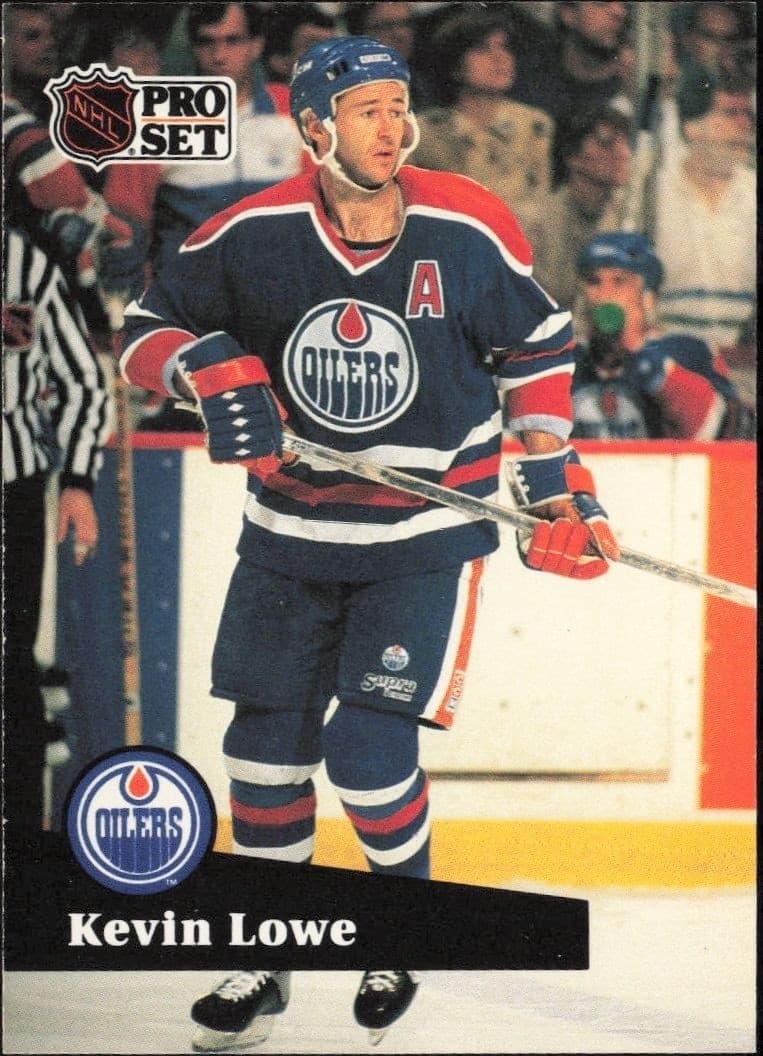 1991-92 Pro-Set Series 1 Kevin Lowe #76 trading card