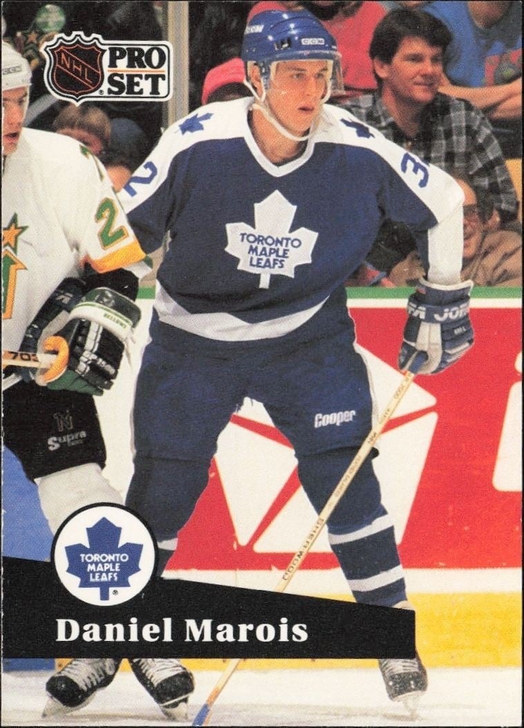 Daniel Marois 1991-92 Pro Set #223 Hockey Trading Card - Front 1991-92 Pro Set Daniel Marois #223 hockey trading card front