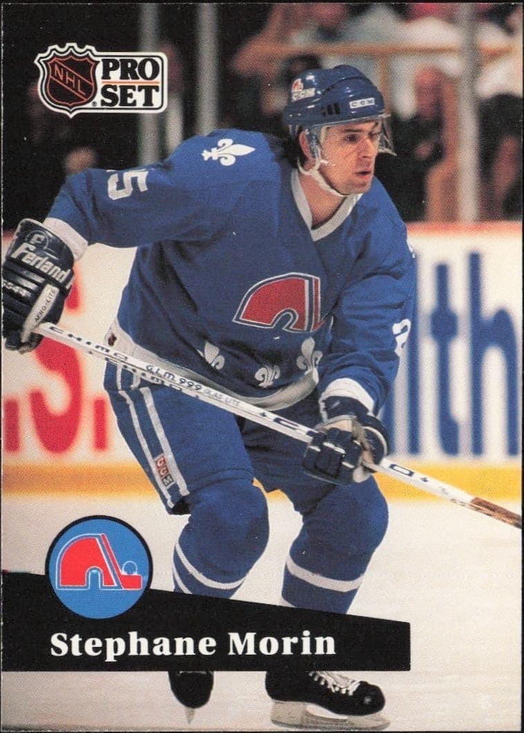 1991-92 Pro-Set Series 1 Stephane Morin #201 trading card