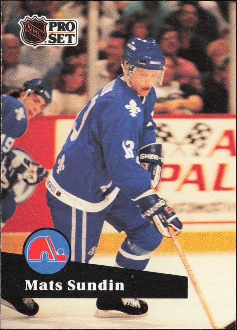 1991-92 Pro-Set Series 1 Mats Sundin #197 trading card