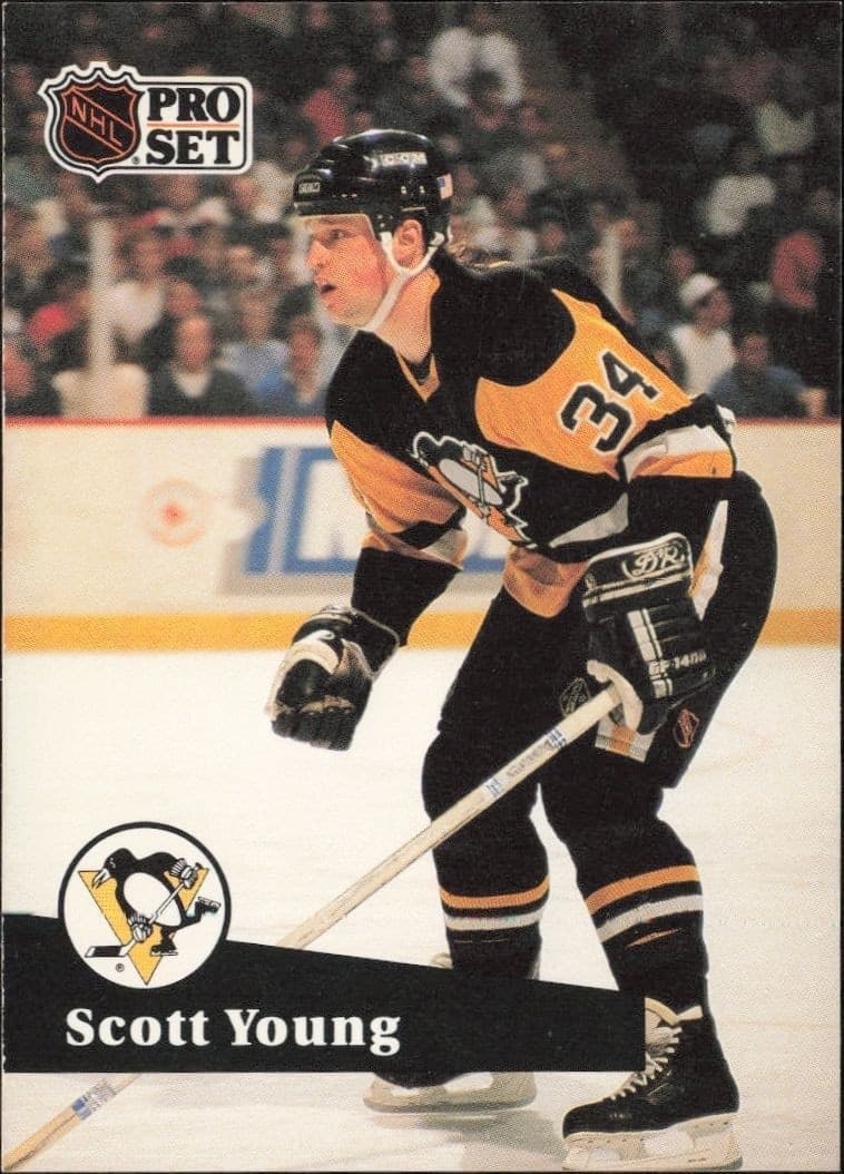 1991-92 Pro-Set Series 1 Scott Young #195 trading card