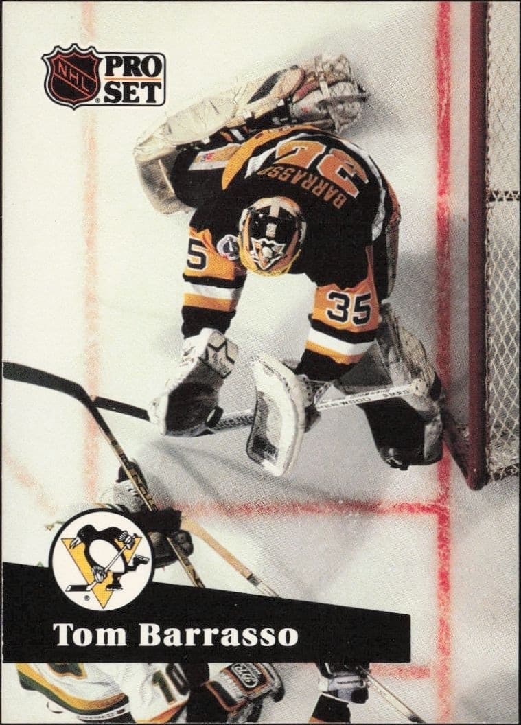 1991-92 Pro-Set Series 1 Tom Barrasso #186 trading card
