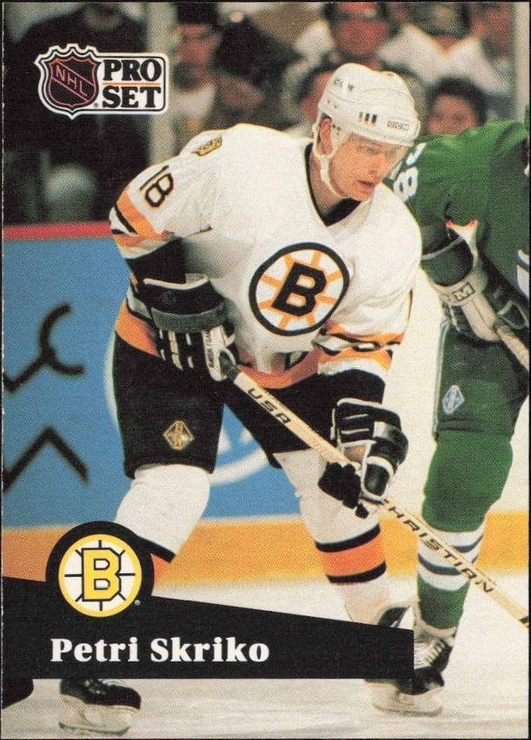 1991-92 Pro-Set Series 1 Petri Skriko #8 trading card