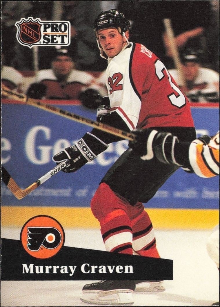 Murray Craven 1991-92 Pro Set #175 Hockey Trading Card - Front 1991-92 Pro Set Murray Craven #175 hockey trading card front