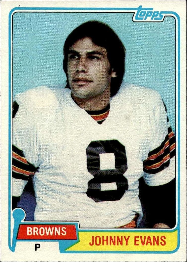 1981 Topps Johnny Evans #129 trading card