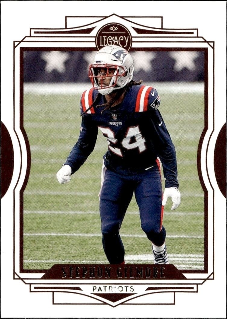 Stephon Gilmore 2021 Panini #53 Football Trading Card - Front 2021 Panini Stephon Gilmore #53 football trading card front