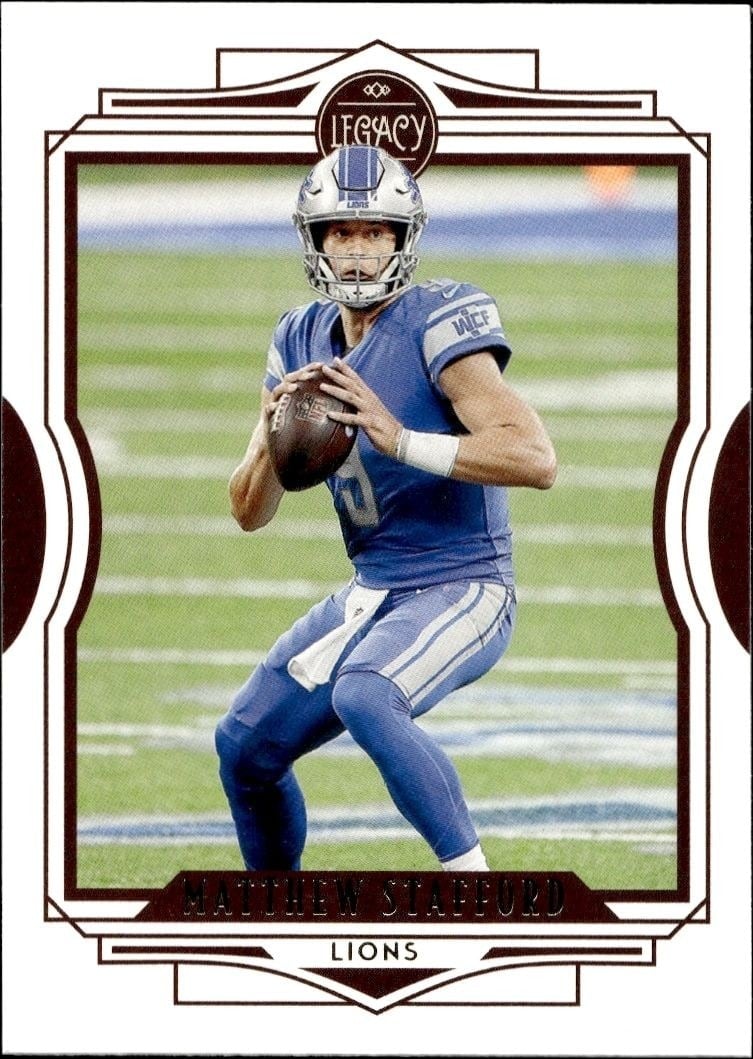 Matthew Stafford 2021 Panini #62 Football Trading Card - Front 2021 Panini Matthew Stafford #62 football trading card front