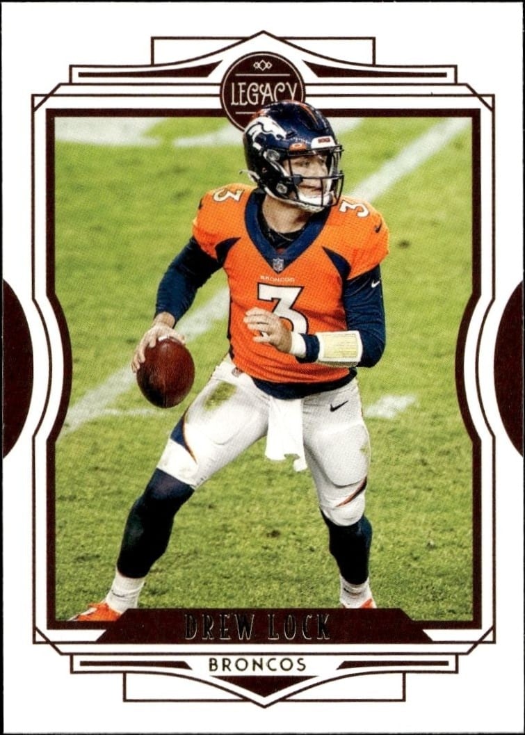 Drew Lock 2021 Panini #90 Football Trading Card - Front 2021 Panini Drew Lock #90 football trading card front